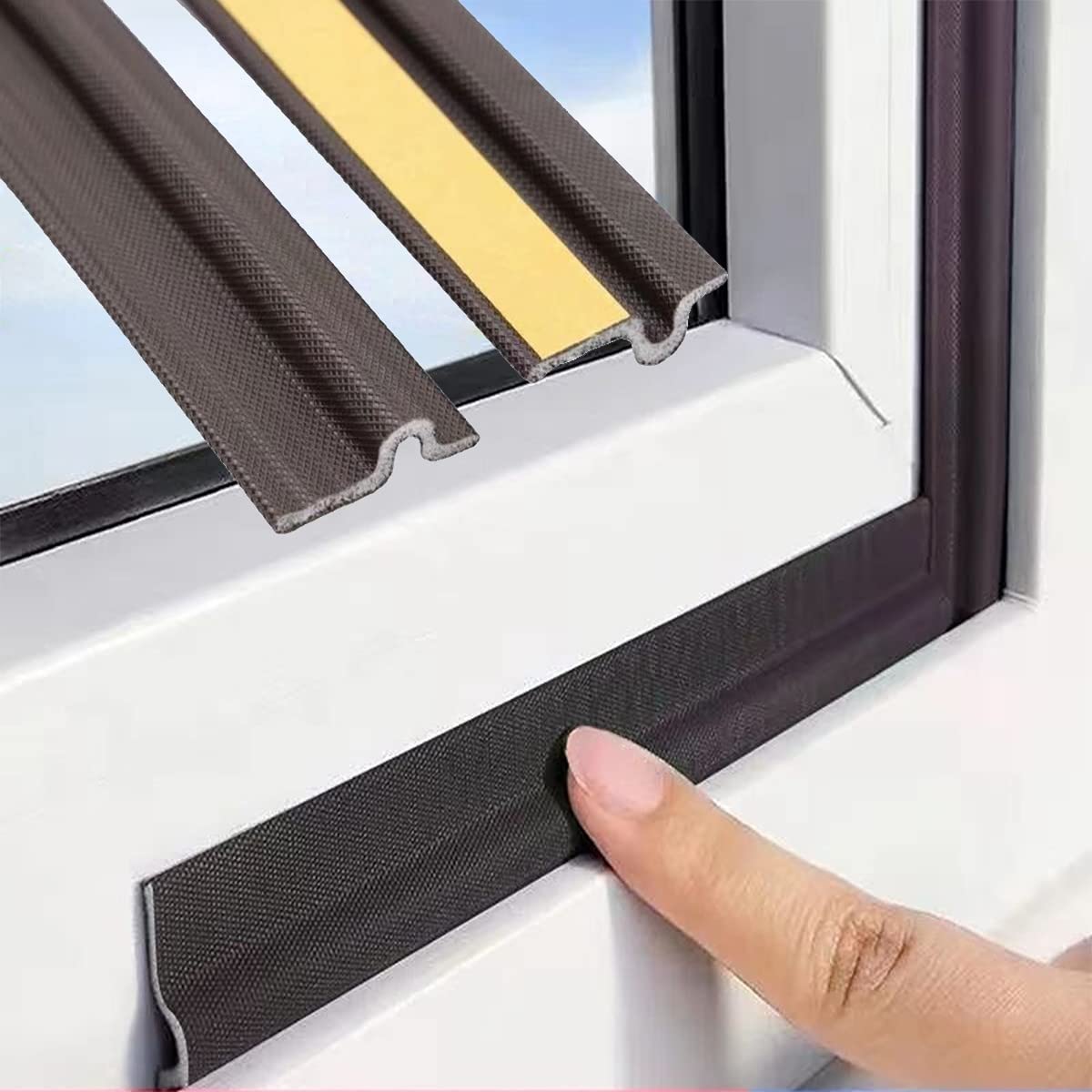 Amazon | 6/10/20/30/50メートル 隙間テープ、窓 防寒 防音 サッシ